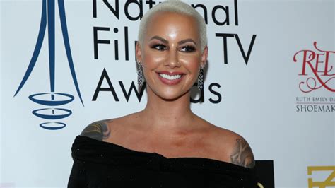 amber rose looks unrecognizable with new long hair iheart