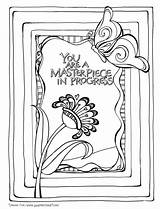 Coloring Pages Zenspirations Adult Book Bible Colouring Butterflies Books Challenges Quotes Color Fink Blessings Sheets Birds Sample Quote Choose Board sketch template