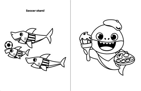 ideas  pinkfong baby shark coloring pages home family style
