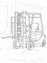 Coloring Forklift Pages Printable Truck Crafts Trucks Parts Colouring Category Choose Board Cricut Lift Bible Cartoons Select Animals Nature Many sketch template