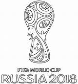 Cup Logo Coloring Pages Printable Official Soccer Print Football Kids Categories sketch template
