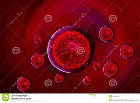 hiv virus stock illustratie illustratie bestaande uit