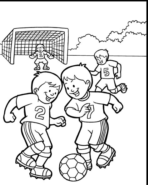 kids coloring super soccer boy play  choosboox