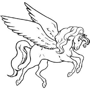 cute baby pegasus coloring page kids play color