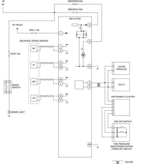 system wiring diagram dsc hucm tpms   shop manual