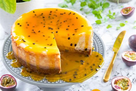 My Gluten Free Passion Fruit Baked Cheesecake Recipe