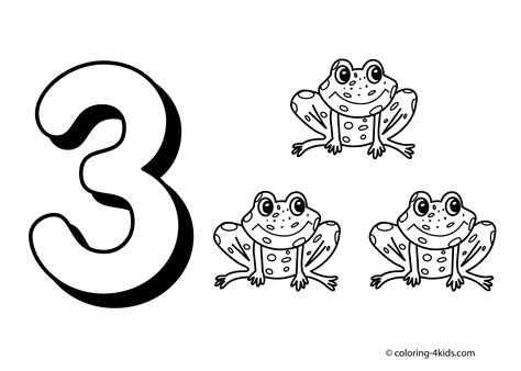 number  printable coloring pages