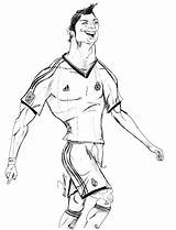 Ronaldo Cristiano Coloring Pages Soccer Printable Messi Drawing Clipart Color Jersey Players Getcolorings Christiano Cliparts Getdrawings Vs Print Popular Cleats sketch template