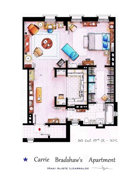 These Floor Plans From The Sets Of Popular Tv Shows Will Make You Look