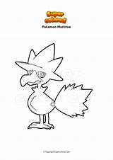 Murkrow Yveltal Supercolored sketch template