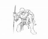 Daredevil Template Coloring Drawing Men Pages Action Superhero Getdrawings Printable Getcolorings Tired sketch template