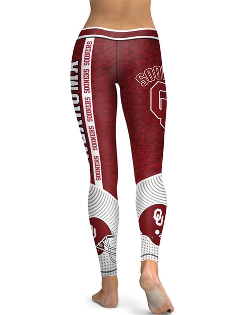 Oklahoma Sooners College Ncaa Sports Leggings