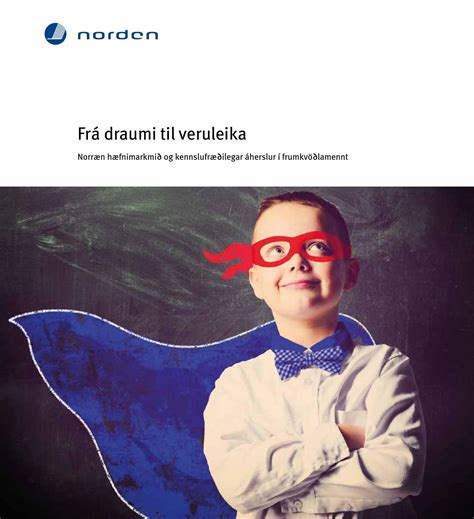 fra draumi til veruleika  nordisk ministerrad issuu