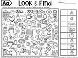 Find Seek Printable Kids Puzzles Hidden Source sketch template