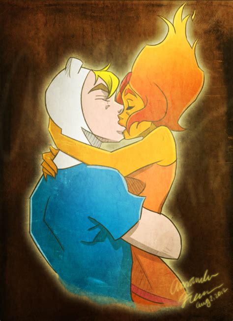 Finn And Flame Princess Kiss By Free Man12 On Deviantart