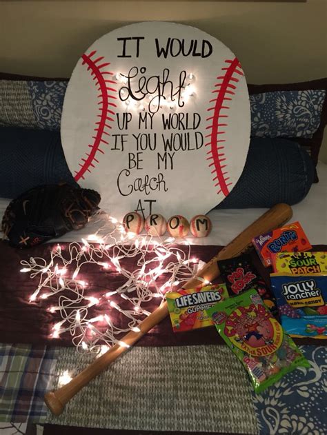 38 best softball promposals images on pinterest softball promposals