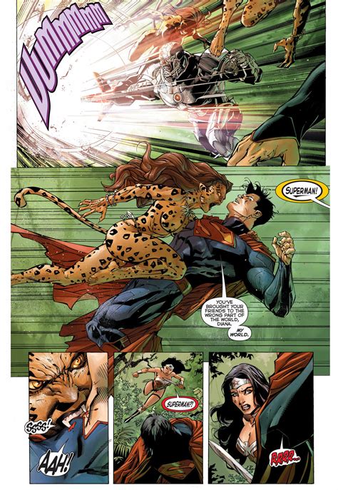The Cheetah Infects Superman Comicnewbies