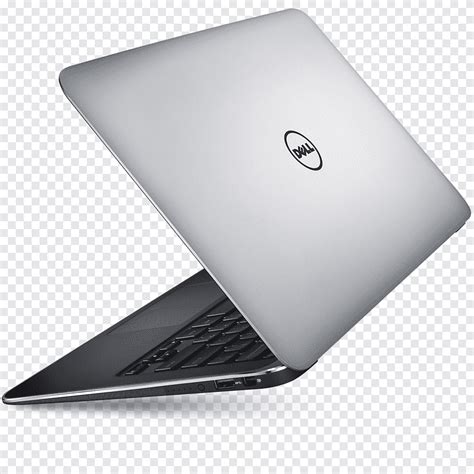 silver dell laptop dell xps   laptop computer laptop electronics netbook png pngegg