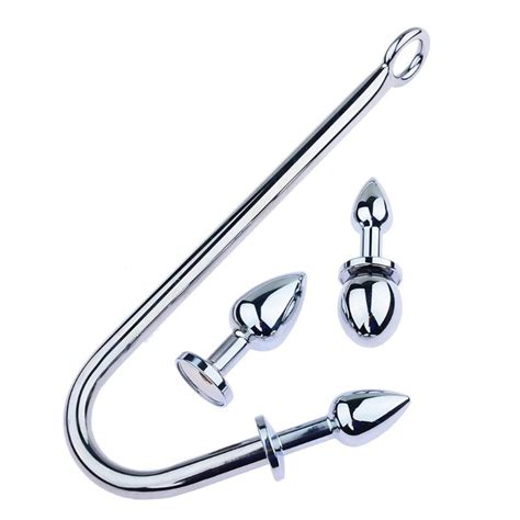 3 1 Pcs Set Steel Stainless Anal Hook Fetish Bondage Hook Sex Toys