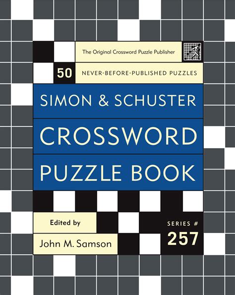 simon  schuster crossword puzzle book  book  john  samson