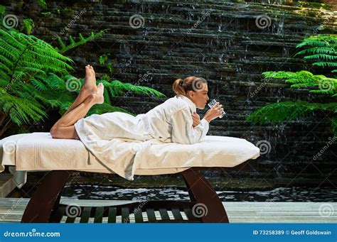 Asian Back Massage Theraphy Spa Hot Stone Stock Image Image Of Health