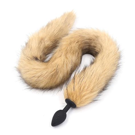 Buy High Quality Silicone Anal Plugs Fox Tail Cosplay