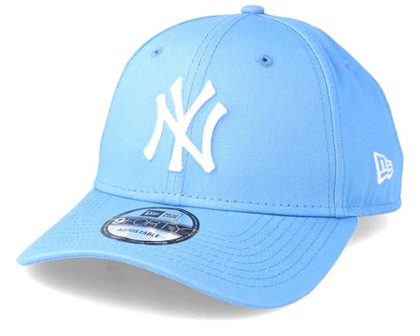 york yankees basic forty sky blue adjustable  era caps