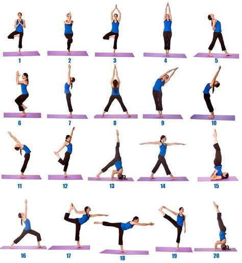 Yoga For Beginners Learning Printable