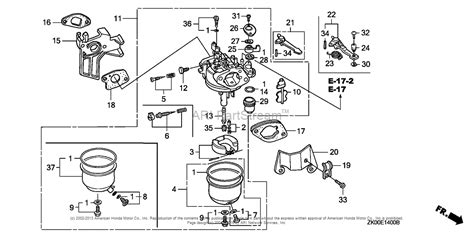 honda engines gx nxa engine jpn vin gcae   gcae  parts diagram