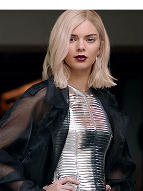[watch] kendall jenner s blonde for pepsi — platinum wig