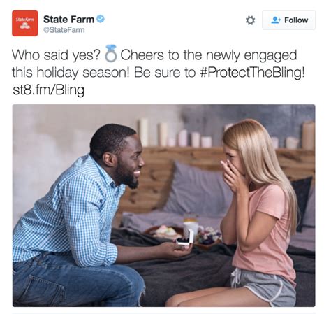 State Farm Upsets Racists With Interracial Couple Tweet Wglt