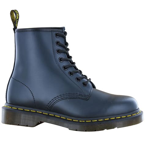 dr martens  blue leather womens boots  ebay
