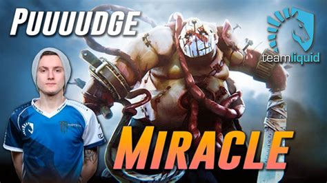 miracle pudge dota 2 pro mmr gameplay youtube