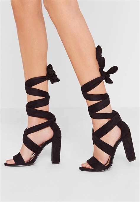 thick strap block heel black missguided heels superbalistcom