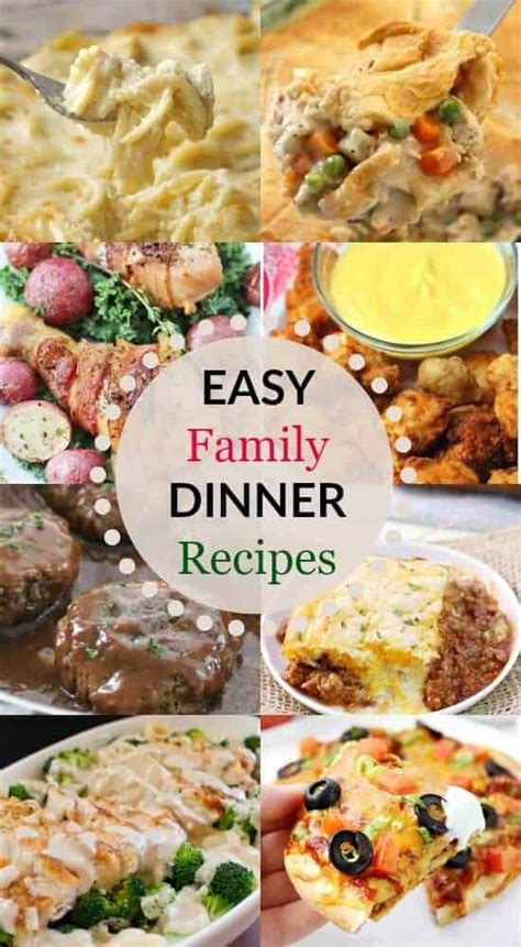easy family dinner recipes   family   love