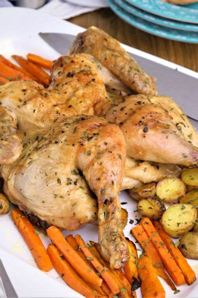 butterflied roast chicken using turbo broiler recipe chicken