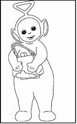 Teletubbies Coloring Tinky Winky Pages Colouring Kids Printable sketch template