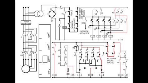 elevator circuit diagram youtube