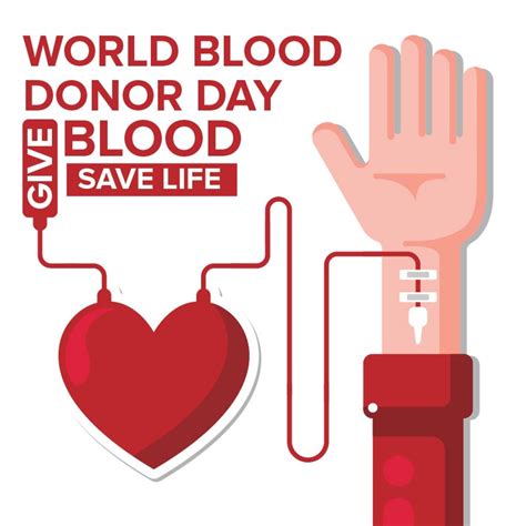 vector illustration  world blood donor day background  arm