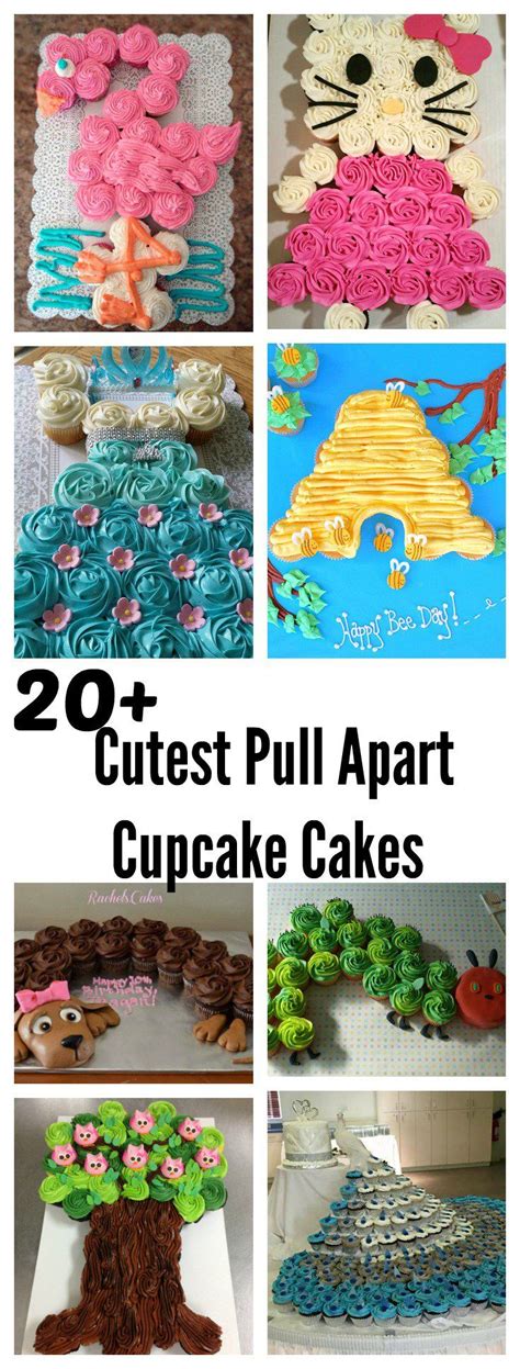 2303 Best Cupcake Cakes Cupcake Pull Apart Cakes Images