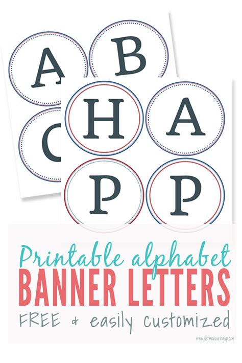 free printable banner letters for making a diy sign