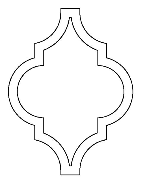printable moroccan template