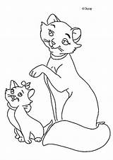 Coloring Cat Pages Marie Disney Kittens Kitten Coloriage Aristocats Mother Little Popular Three Para Printable Cats Splat Clipart Drawing Getcolorings sketch template