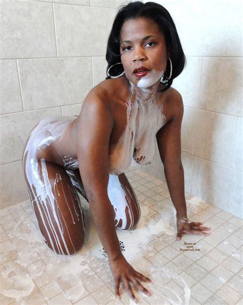 black girl with white milk on skin december 2010 voyeur web hall