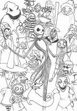 Nightmare Burton Skellington Characters Inspirationa Firms Sai2 sketch template