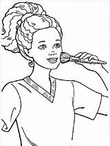 Coloring Pages Makeup Printable Girls Color Girl sketch template