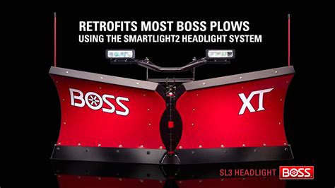 sl led headlight system boss snowplow youtube