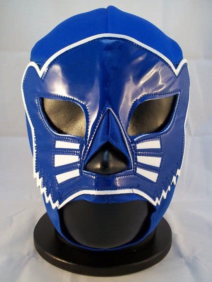 blue panther adult size mexican wrestling mask