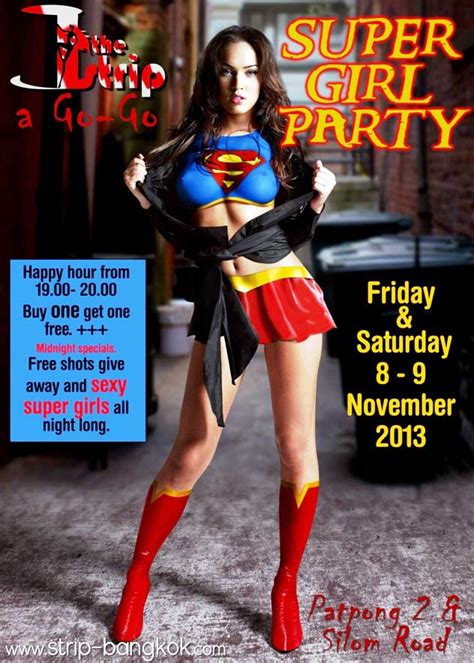 Super Girl Party At The Strip Gogo Bar Dave The Rave Bangkok
