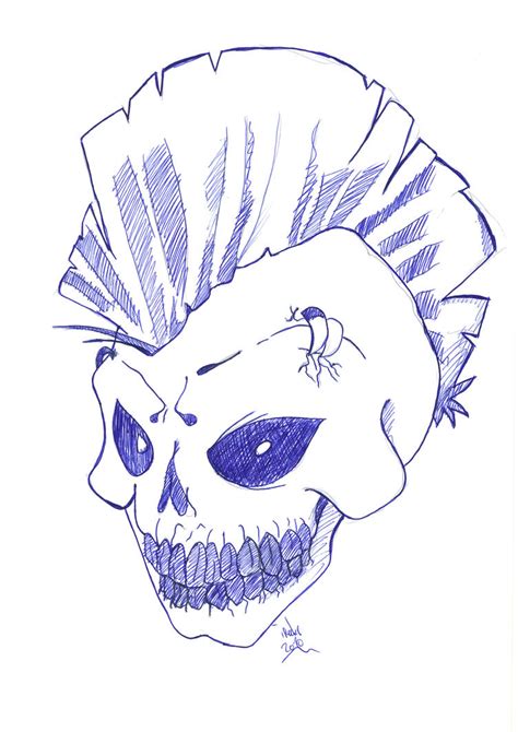 punk skull  irocke  deviantart